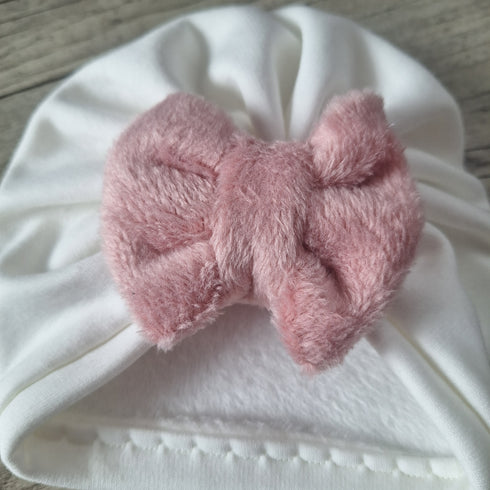Knot turban or buns sweatshirt fabric lined with soft and warm fleece 5 colors